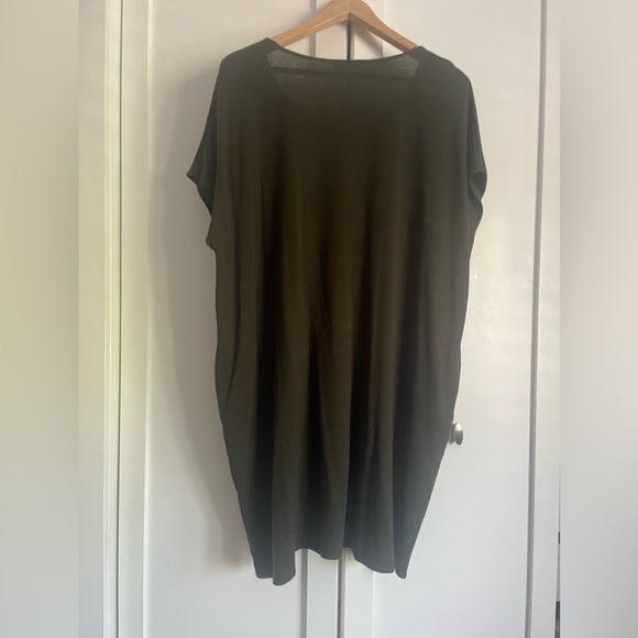 Aritzia “Wilfred Free” olive green dress/tunic, size small - Picture 3 of 6